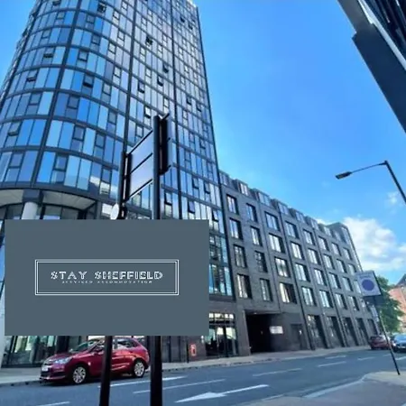 City Centre 2 Bedroomed Apartment - Great Views - Wifi Sheffield Exterior photo